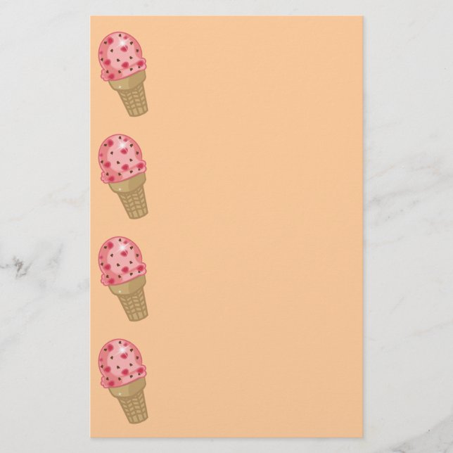 Papeterie de puce de chocolat de cerise (Devant)