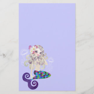 Papeterie de sirène d'Amethyste