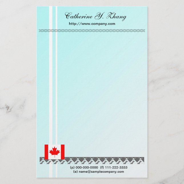Papeterie de société internationale (Devant)