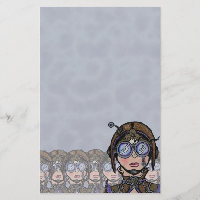 Papeterie de Steamface #1 Steampunk (Devant)