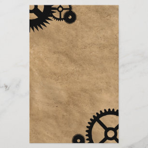 Papeterie de Steampunk de rouages