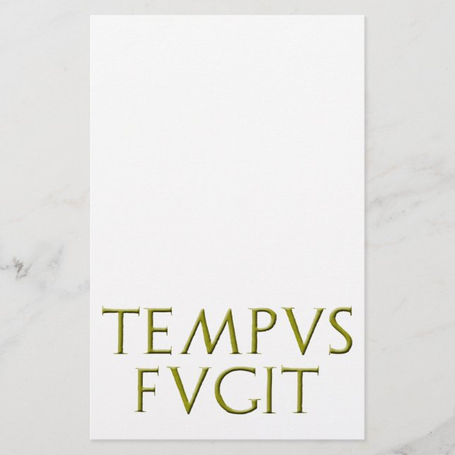 Papeterie de Tempus Fugit (Devant)
