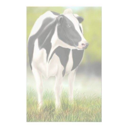 Papeterie de vache du Holstein