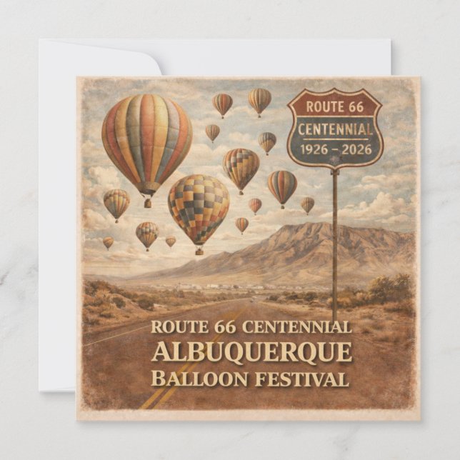 Papeterie de voyage pour le Festival de ballons d' (Devant)