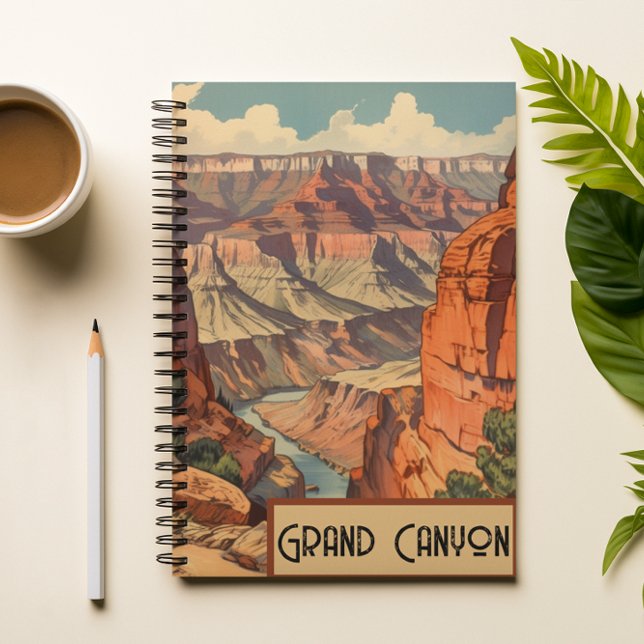 Papeterie de voyage rétro Grand Canyon (Créateur téléchargé)