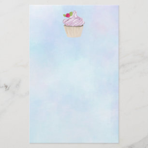 Papeterie Délicieux brioche rose sur le dessus