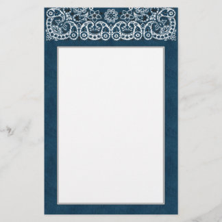 Papeterie Denim occidental et Bandana stationnaires