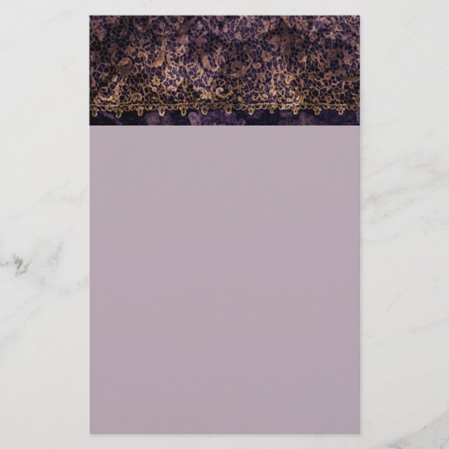 Papeterie Dentelle gothique (Devant)