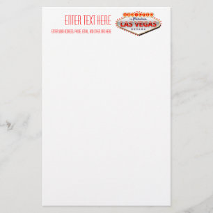 Papeterie Dépendant signe drôle à Las Vegas, Nevada