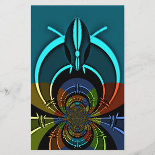 Papeterie Design coloré du Bouclier Masaï