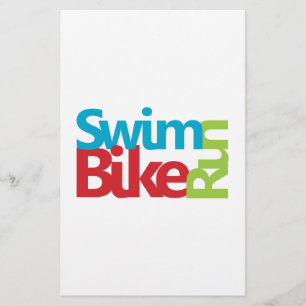 Papeterie Design de triathlon cool