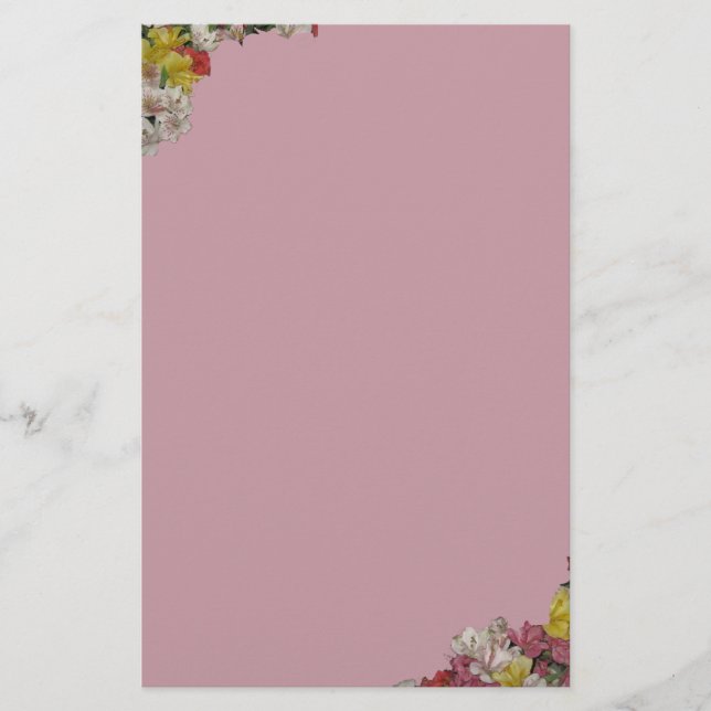 Papeterie Design floral coloré papeterie-lavande (Devant)