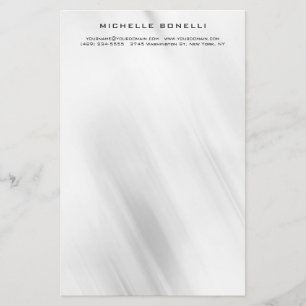 Papeterie Design Minimaliste Moderne Professionnel Gris