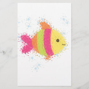 Papeterie Dessin animé de poisson mignon