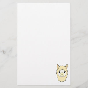 Papeterie Dessin Llama mignon