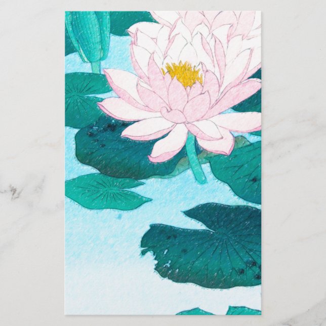 Papeterie Deux Lotus Flowers (Devant)