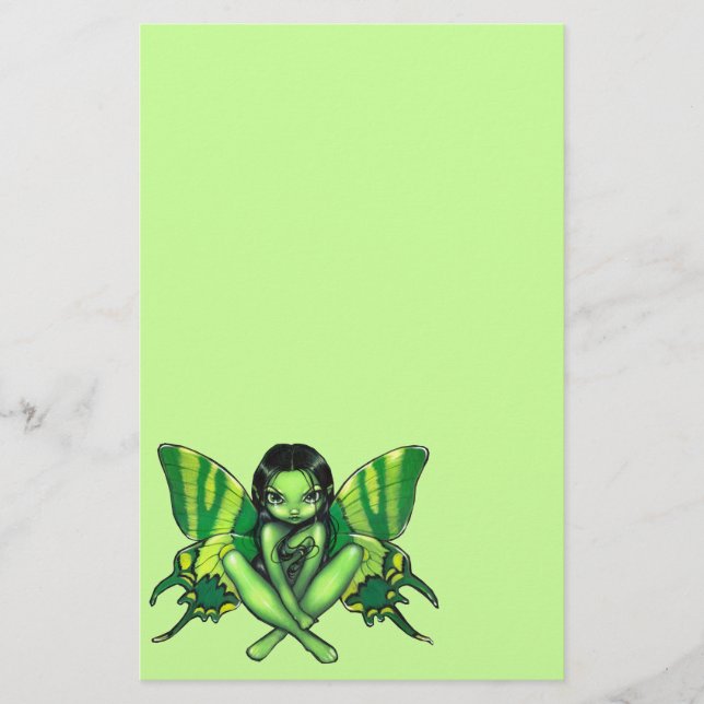 Papeterie "d'imaginaire vert de papillon" (Devant)