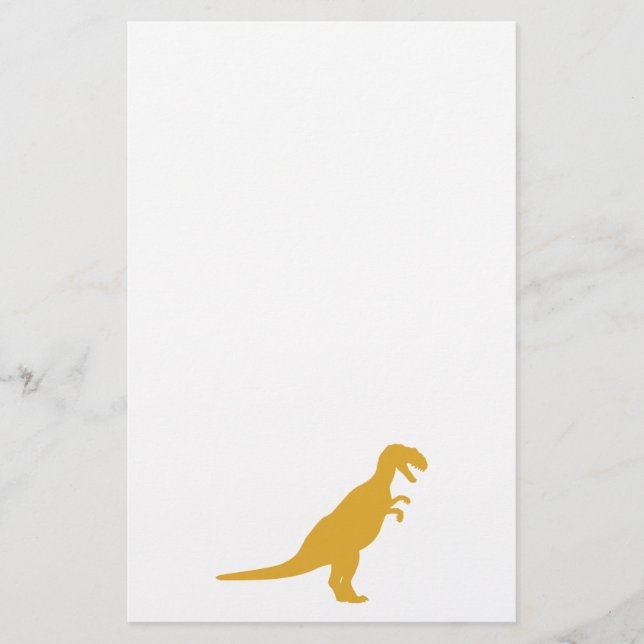 Papeterie Dinosaure jaune (Devant)