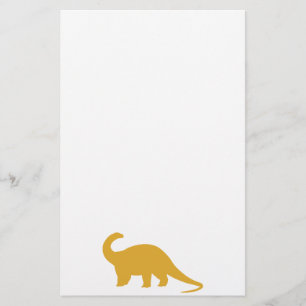 Papeterie Dinosaure jaune