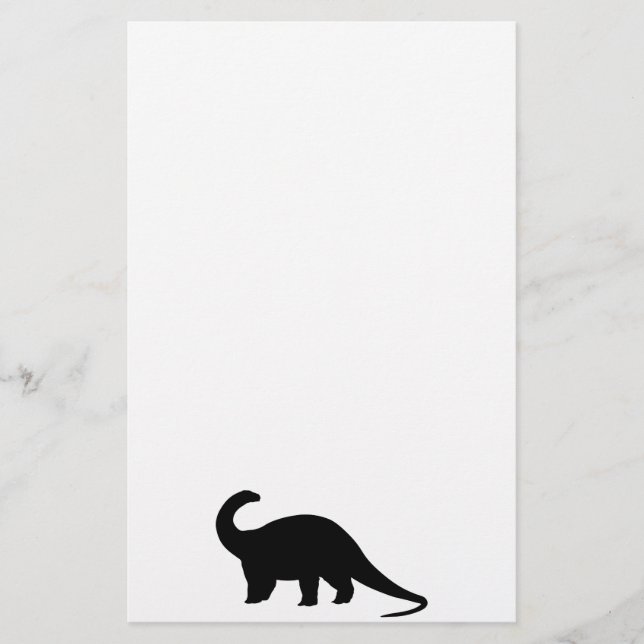 Papeterie Dinosaure noir (Devant)