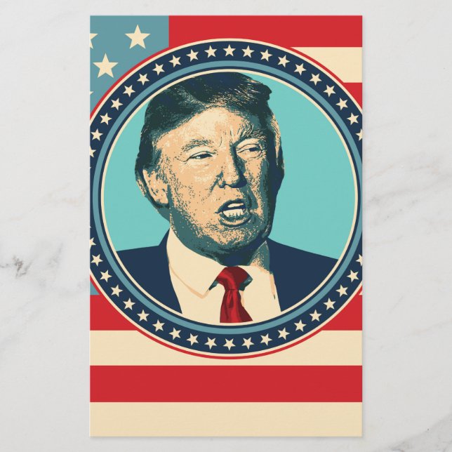 Papeterie donald trump pour le président (Devant)
