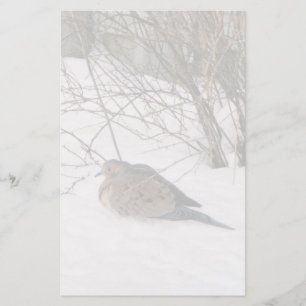 Papeterie Dove in the Snow Stationery