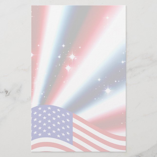 Papeterie drapeau américain éclat de fierté (Devant)