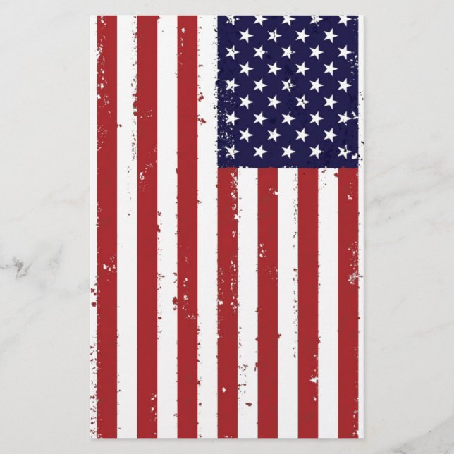 Papeterie Drapeau américain, États-Unis (Devant)