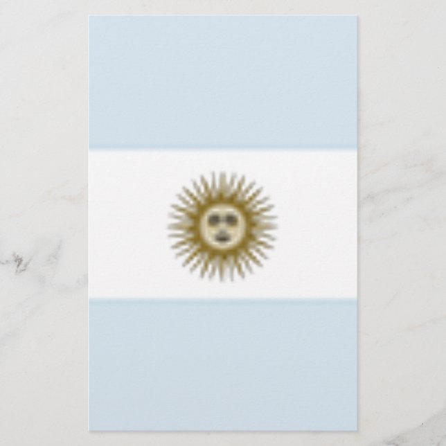 Papeterie Drapeau Argentine (Devant)