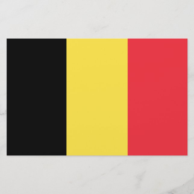 Papeterie Drapeau belge (Devant)