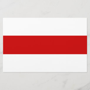 Papeterie Drapeau biélorusse (rouge et blanc)