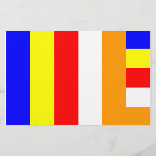 Papeterie Drapeau bouddhiste