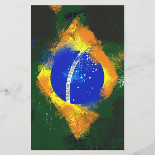 Papeterie Drapeau brésilien BR Brasil (Devant)
