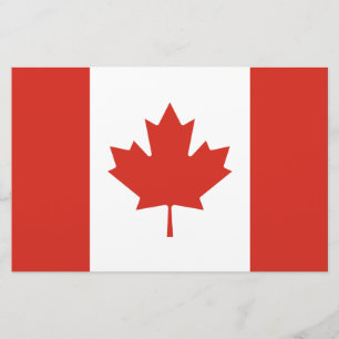 Papeterie Drapeau canadien (Feuille d'érable) (Canada)