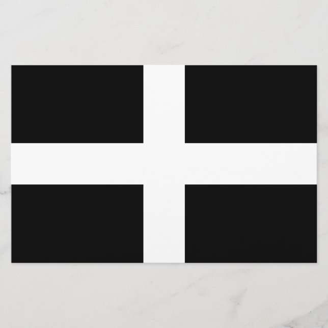 Papeterie Drapeau de Cornouailles (Cornwall) (Comté d'Anglet (Devant)