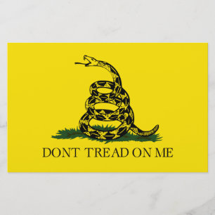 Papeterie Drapeau de gadsden (Ne pas me filer) (Drapeau de s