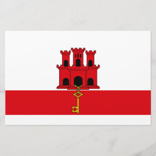 Papeterie Drapeau de Gibraltar