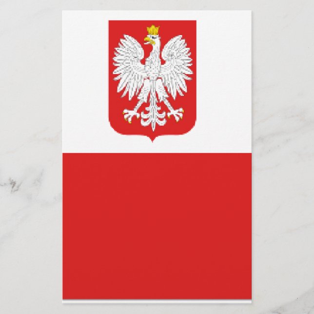 Papeterie drapeau de la pologne (Devant)