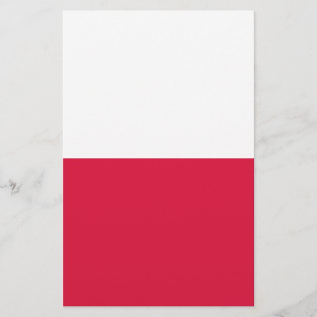 Papeterie Drapeau de la Pologne (Devant)