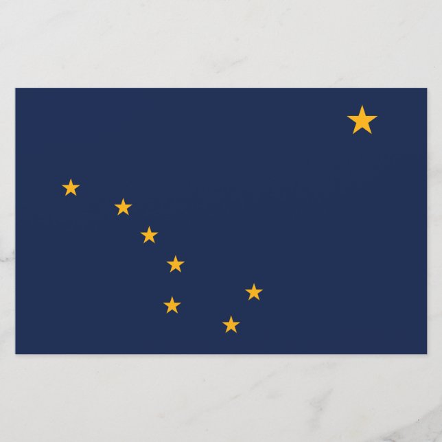 Papeterie Drapeau de l'Alaska (Devant)