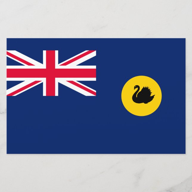 Papeterie Drapeau de l'État d'Australie-Occidentale (Devant)