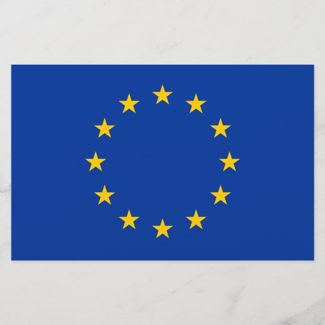 Papeterie Drapeau de l'Union européenne (UE) (Europe) (Devant)