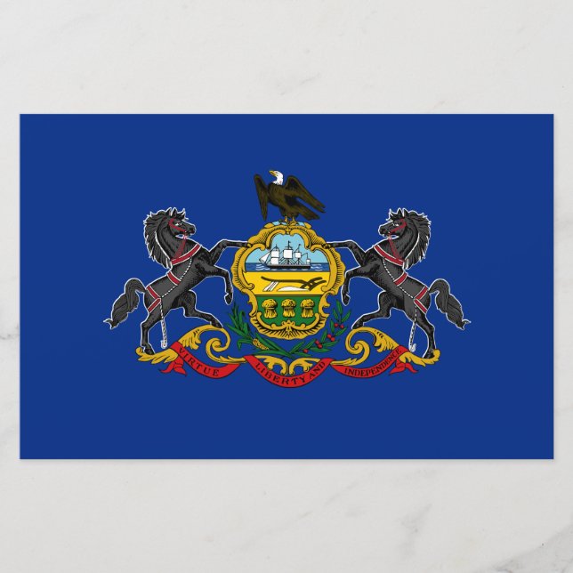 Papeterie Drapeau de Pennsylvanie (Devant)