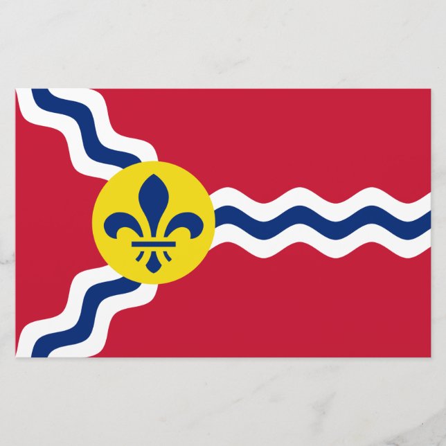 Papeterie Drapeau de Saint-Louis (Missouri) (Devant)