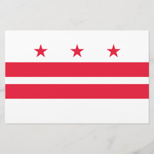 Papeterie Drapeau de Washington D.C. (District de Columbia)