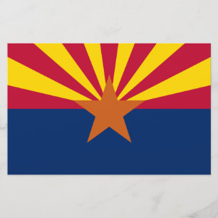 Papeterie Drapeau d'État de l'Arizona