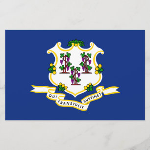 Papeterie Drapeau d'État du Connecticut
