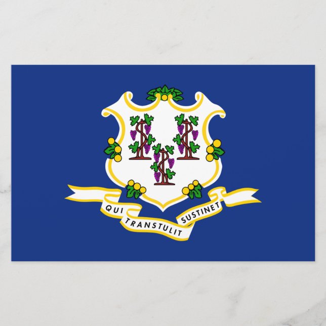 Papeterie Drapeau d'État du Connecticut (Devant)