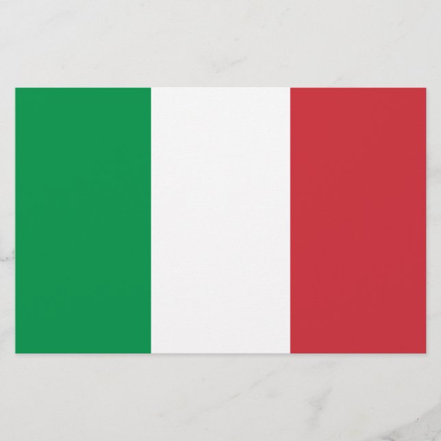 Papeterie Drapeau d'Italie (Devant)