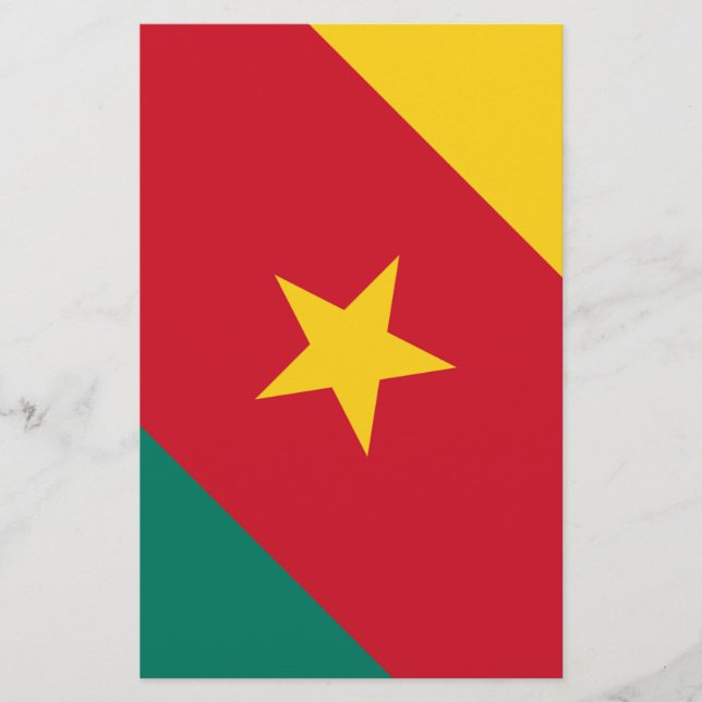 Papeterie Drapeau du Cameroun (Devant)